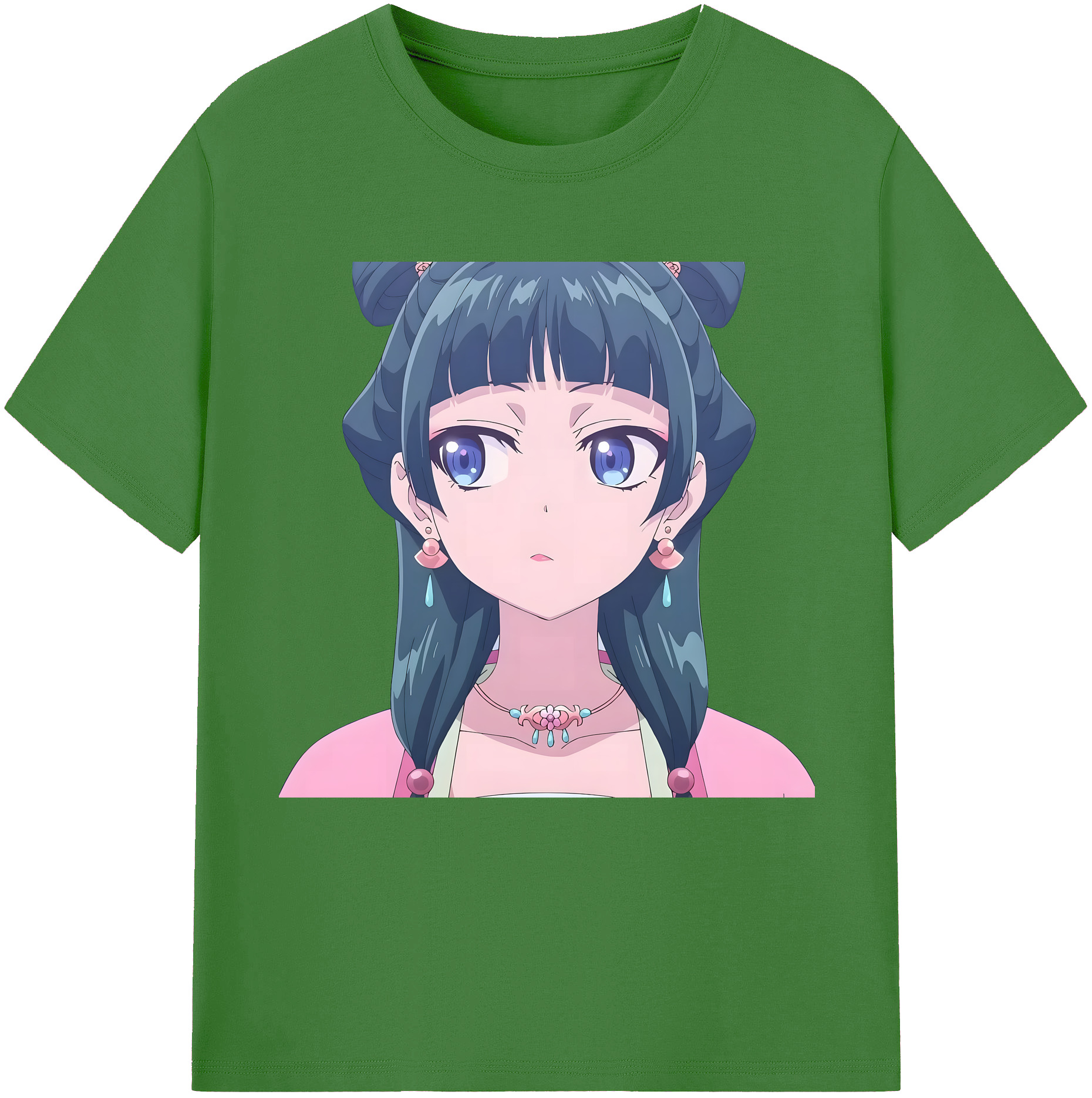 （画像用） 薬屋のひとりごと The Apothecary Diaries レディースカジュアルプリントTシャツ（綿100％）